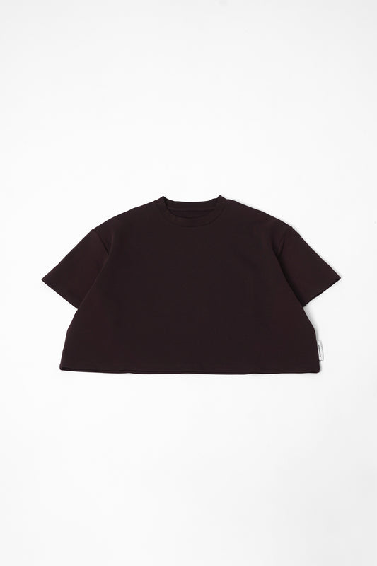 MAHOGANY CROP TEE