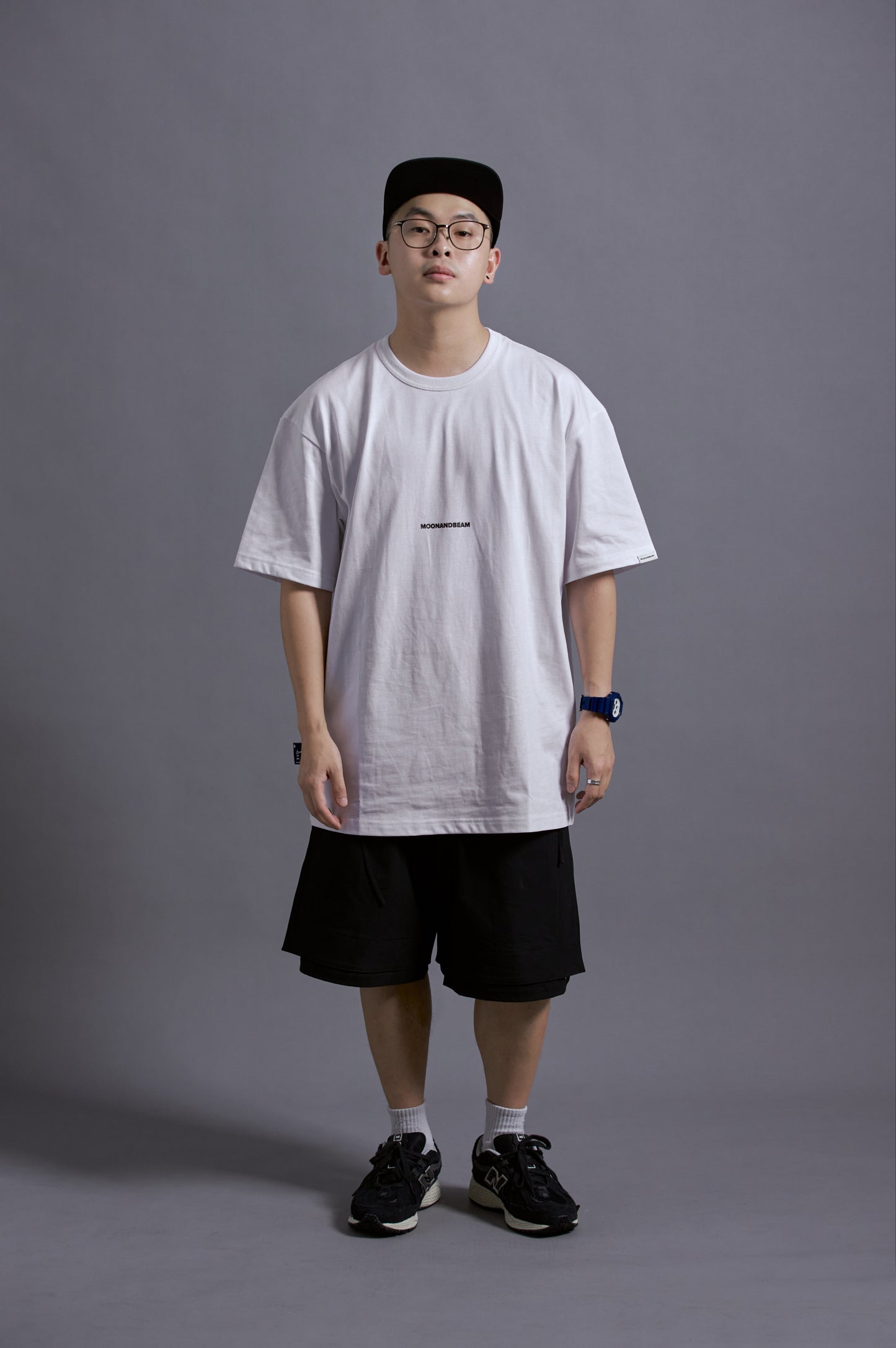 MOONANDBEAM LOGO TEE (WHITE)