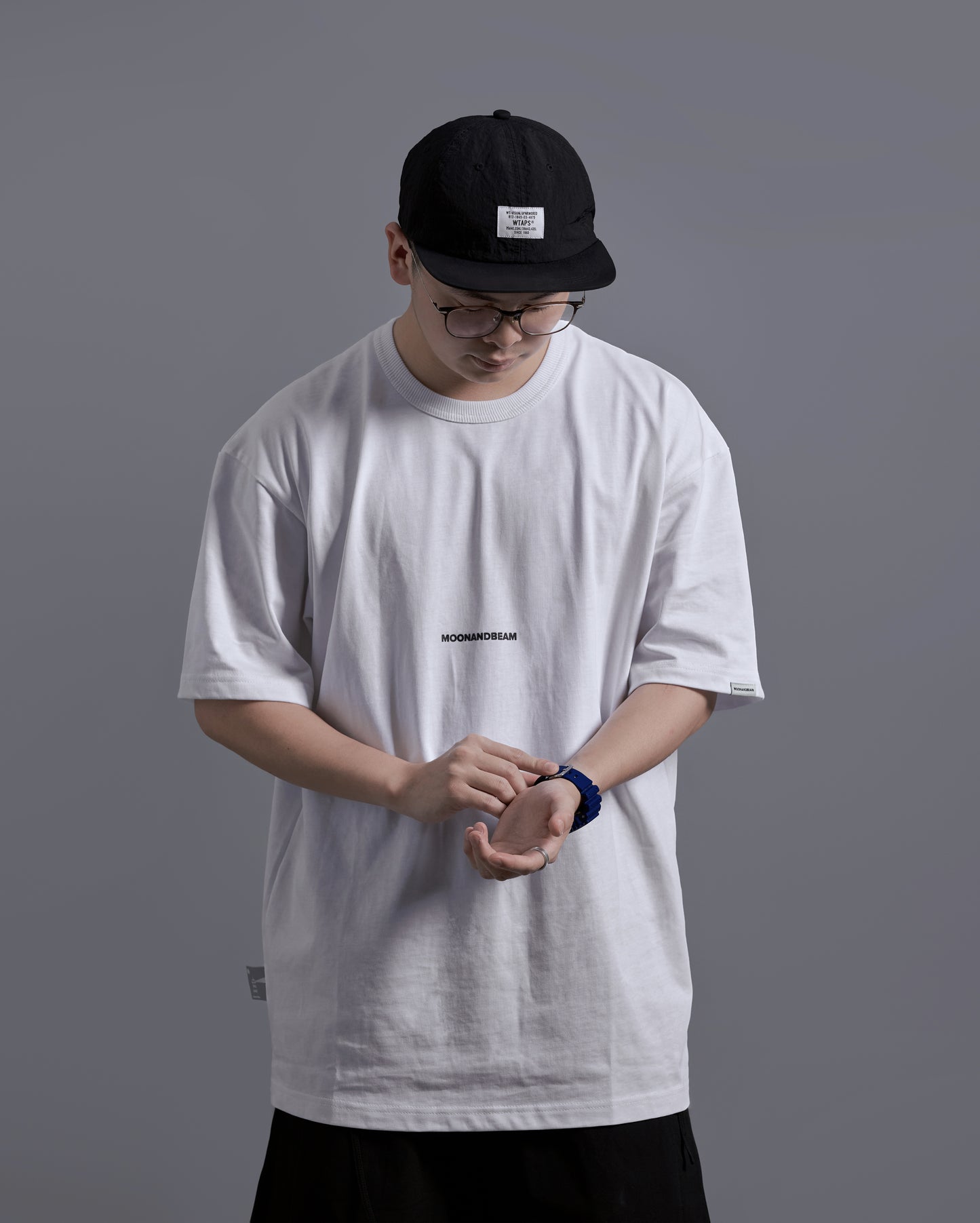 MOONANDBEAM LOGO TEE (WHITE)