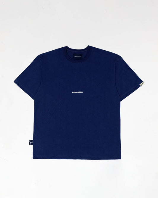 MOONANDBEAM LOGO TEE (NAVY BLUE)